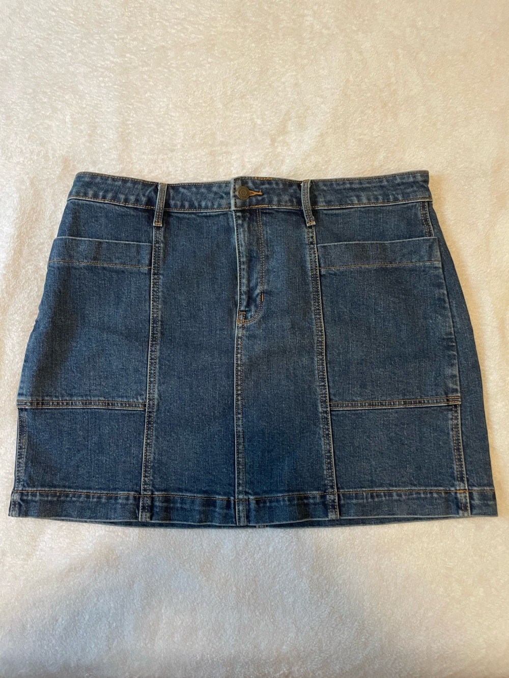 Denim Mini Skirt